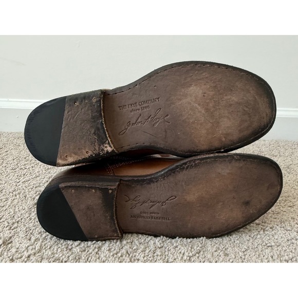 FRYE Women's Phillip Riding Boots Style 76844 Cognac Size 6 1/2B NWT - Picture 11 of 15